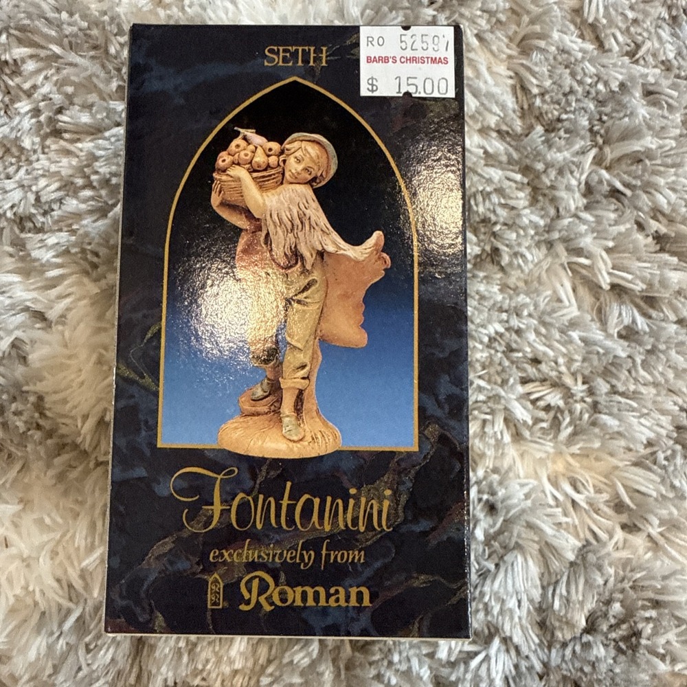 NEW Vintage 1992 Fontanini Seth Marketplace Boy 5" Scale Nativity #52597 NIB